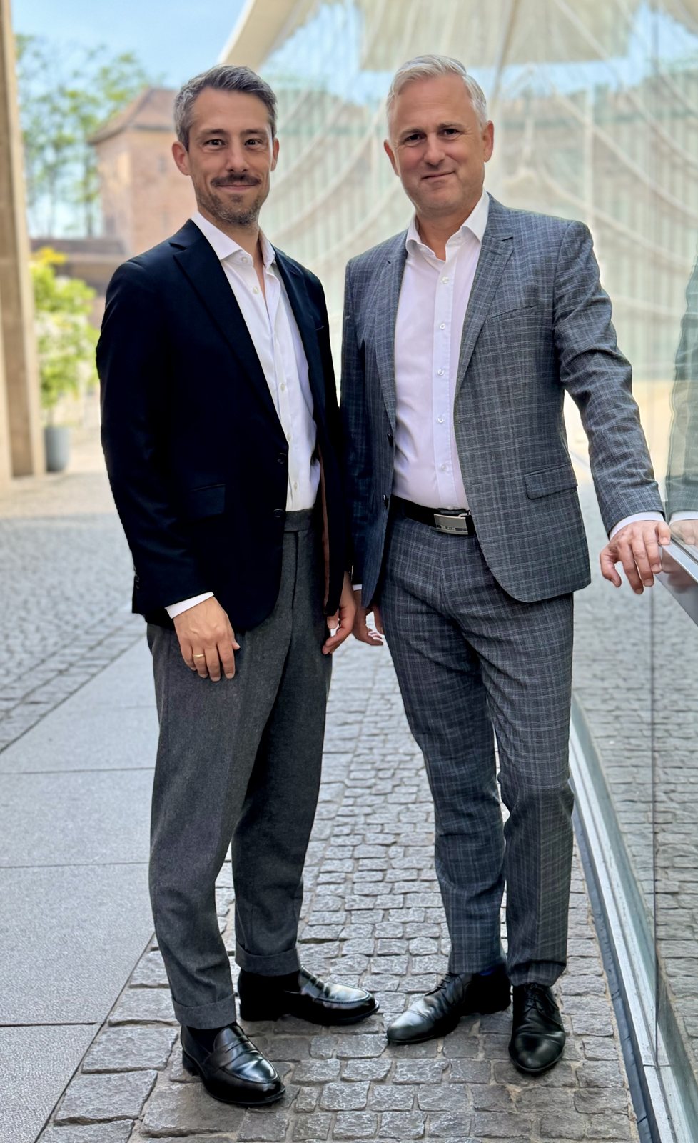 Philip Winter und Hannes Erhardt, Geschäftsführende Gesellschafter der NOREON Immobilien GmbH, in Nürnberg